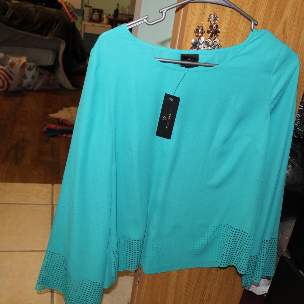 Blue Professional Blouse